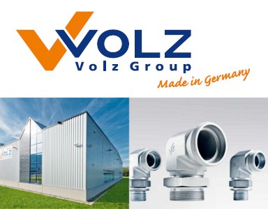 Unitec is now distributor for Volz fittings